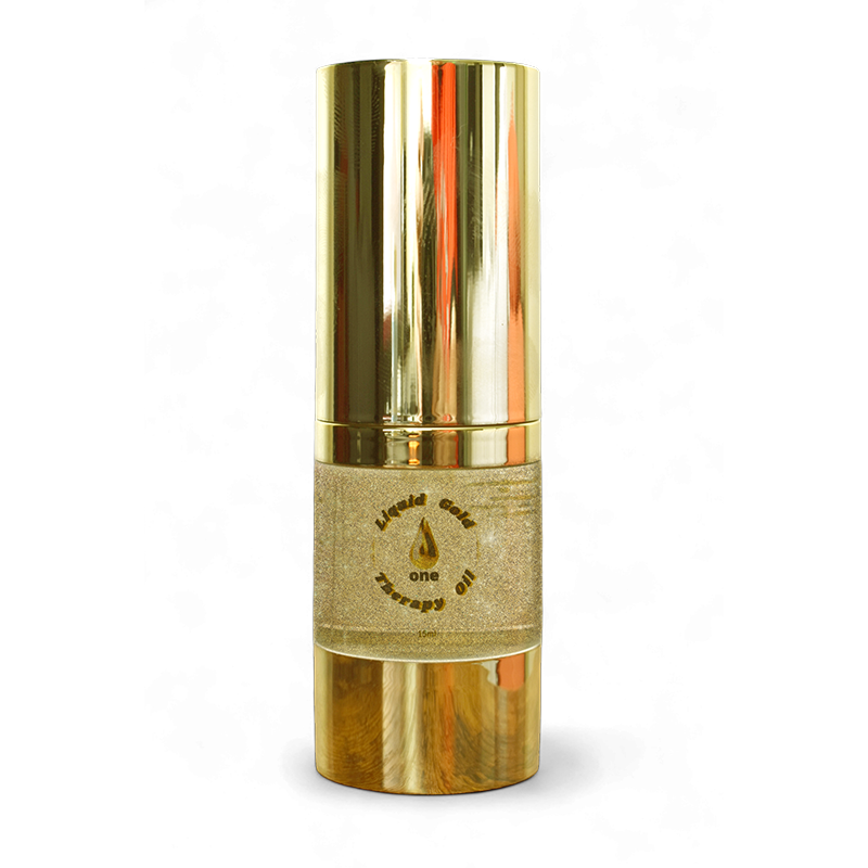 A bottle of Liquid Gold One Therapy Oil (15ml)