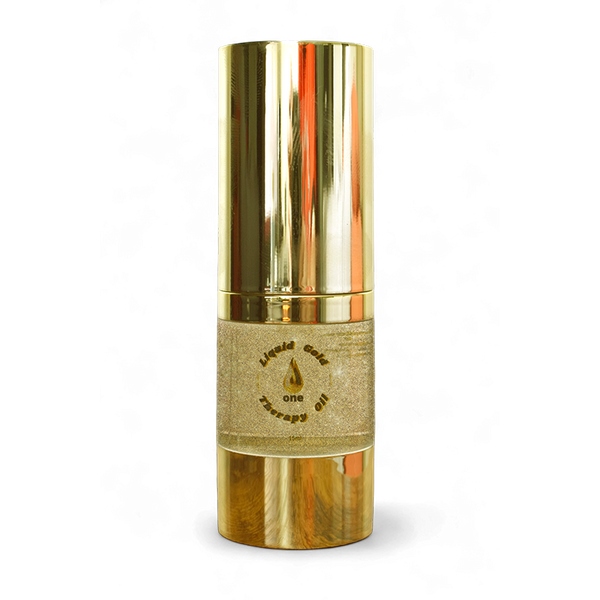 A bottle of Liquid Gold One Therapy Oil (15ml)