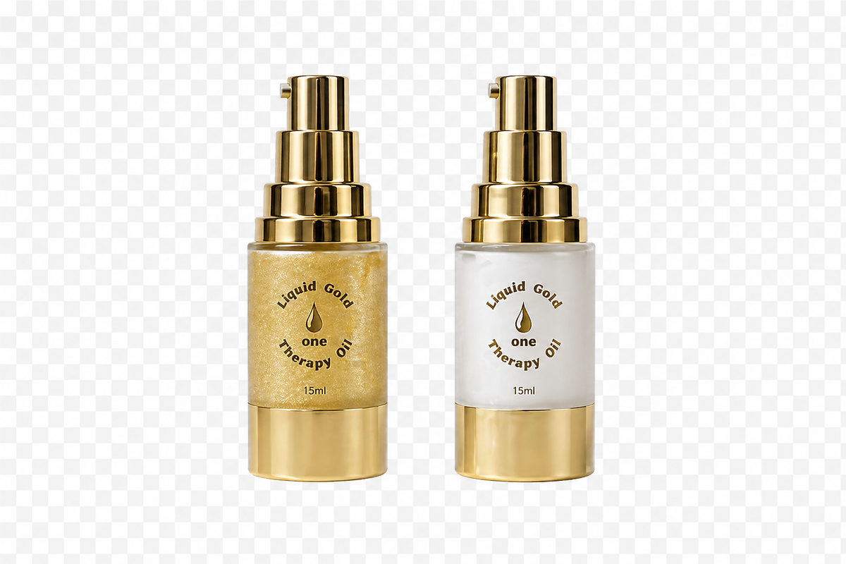Travel Combo – 15 ml Liquid Gold 1 Therapy Oil + Cream