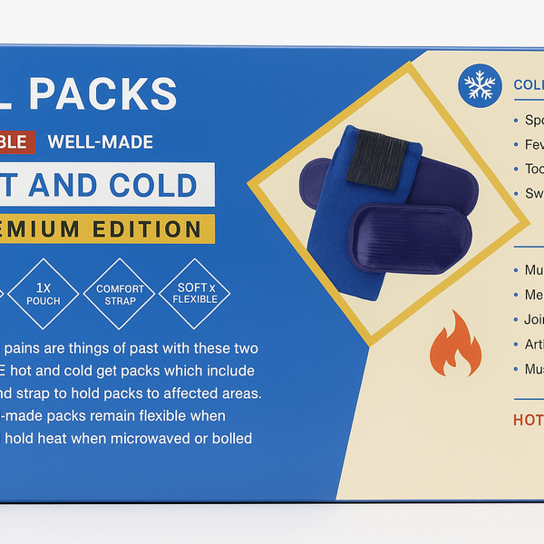 Liquid Gold 1 Therapy – Hot & Cold Gel Packs (Premium Edition)
