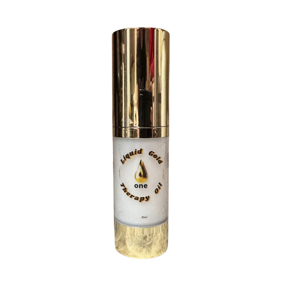 A bottle of Liquid Gold One Cool Relief Cream Oil (30ml)