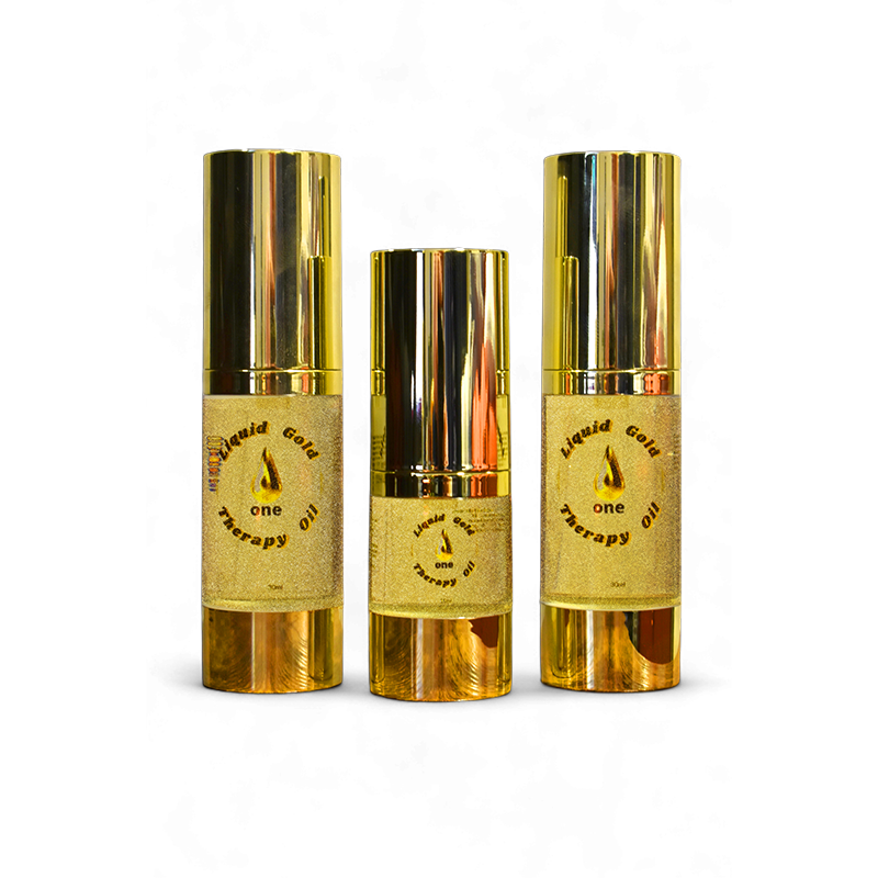 Liquid Gold One Bundle: 2 Bottles / 30ml each + 1 Trial Size / 15 ml (6-9 Month Supply)