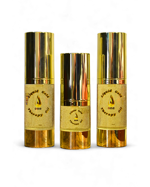 Liquid Gold One Bundle: 2 Bottles / 30ml each + 1 Trial Size / 15 ml (6-9 Month Supply)