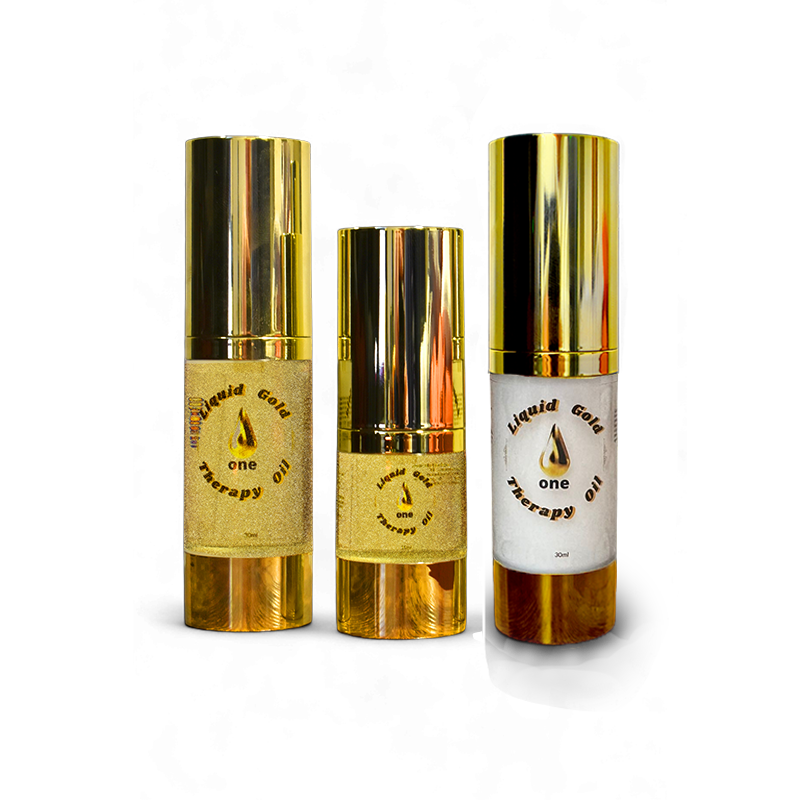 Liquid Gold One Bundle: 2 ( 1 cream and 1 oil) 30ml each + 1 Trial Size / 15 ml (6-9 Month Supply)