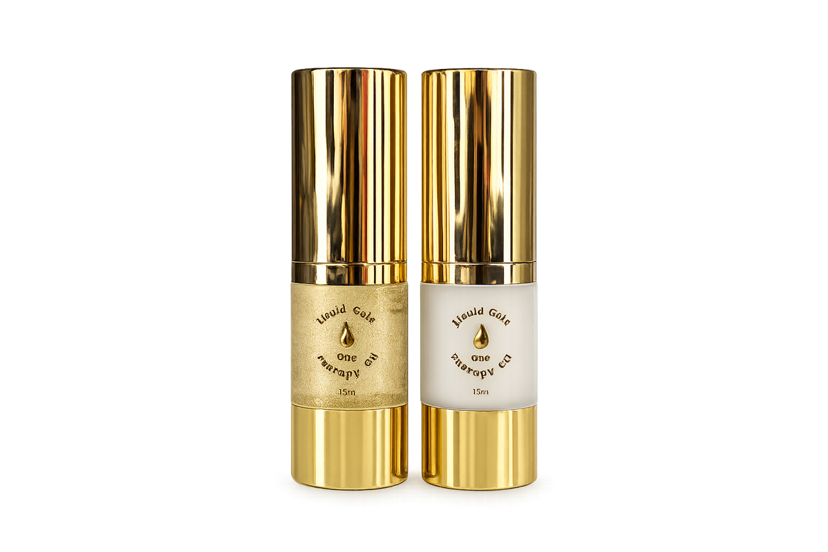 Travel Combo – 15 ml Liquid Gold 1 Therapy Oil + Cream