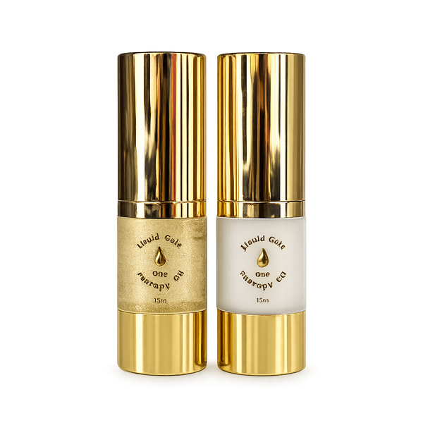 Travel Combo – 15 ml Liquid Gold 1 Therapy Oil + Cream